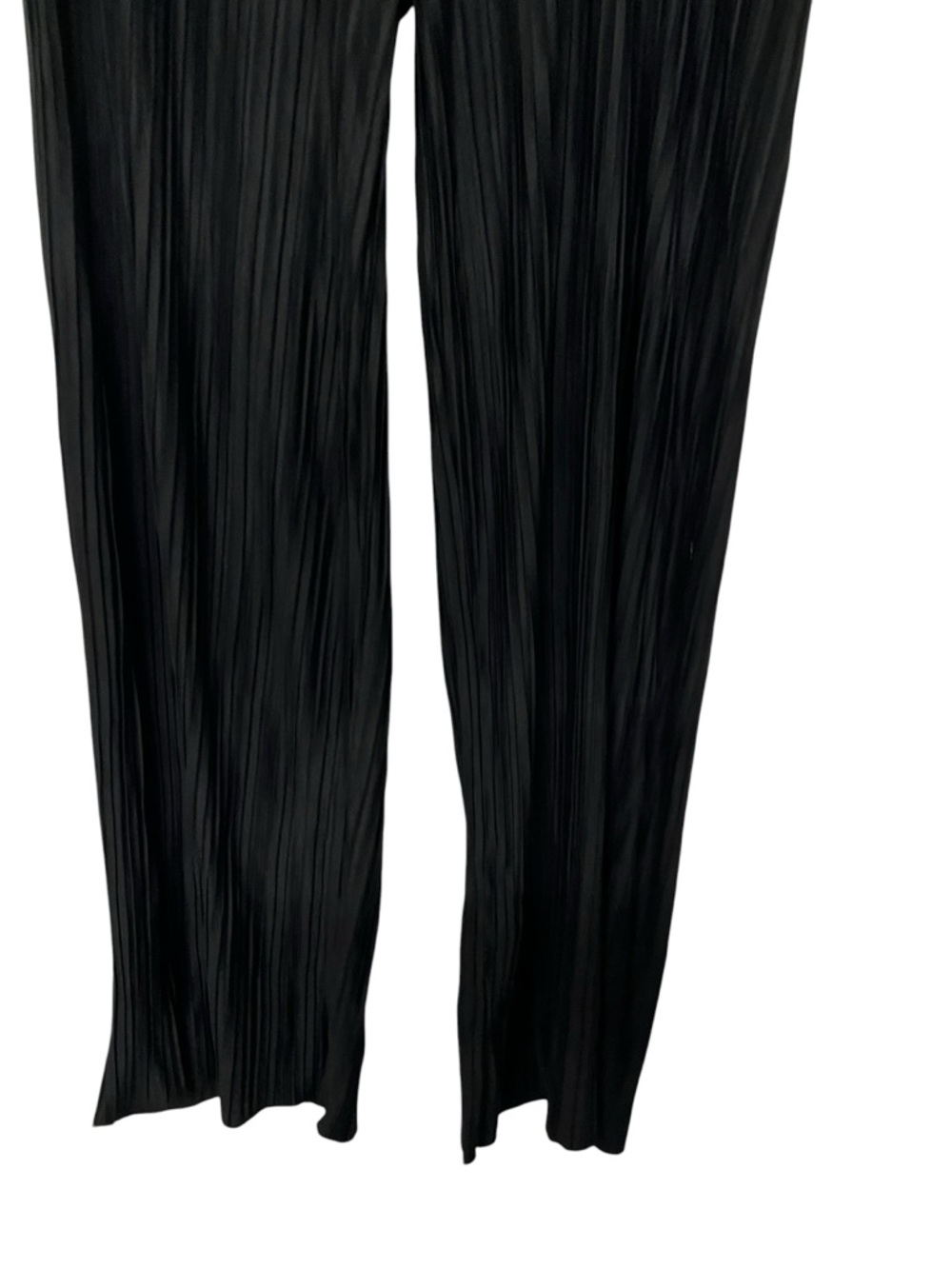 NEW Mamalicious Penelope Black Pleated Wide Leg Stretch Pants - Picture 3 of 6